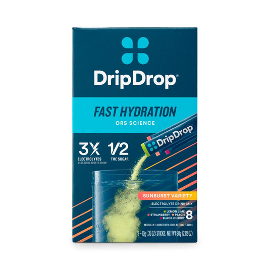 DripDrop Sunburst Electrolyte Drink Mix – Variety Pack Powdered Beverage Mixes Pasteur Pharmacy