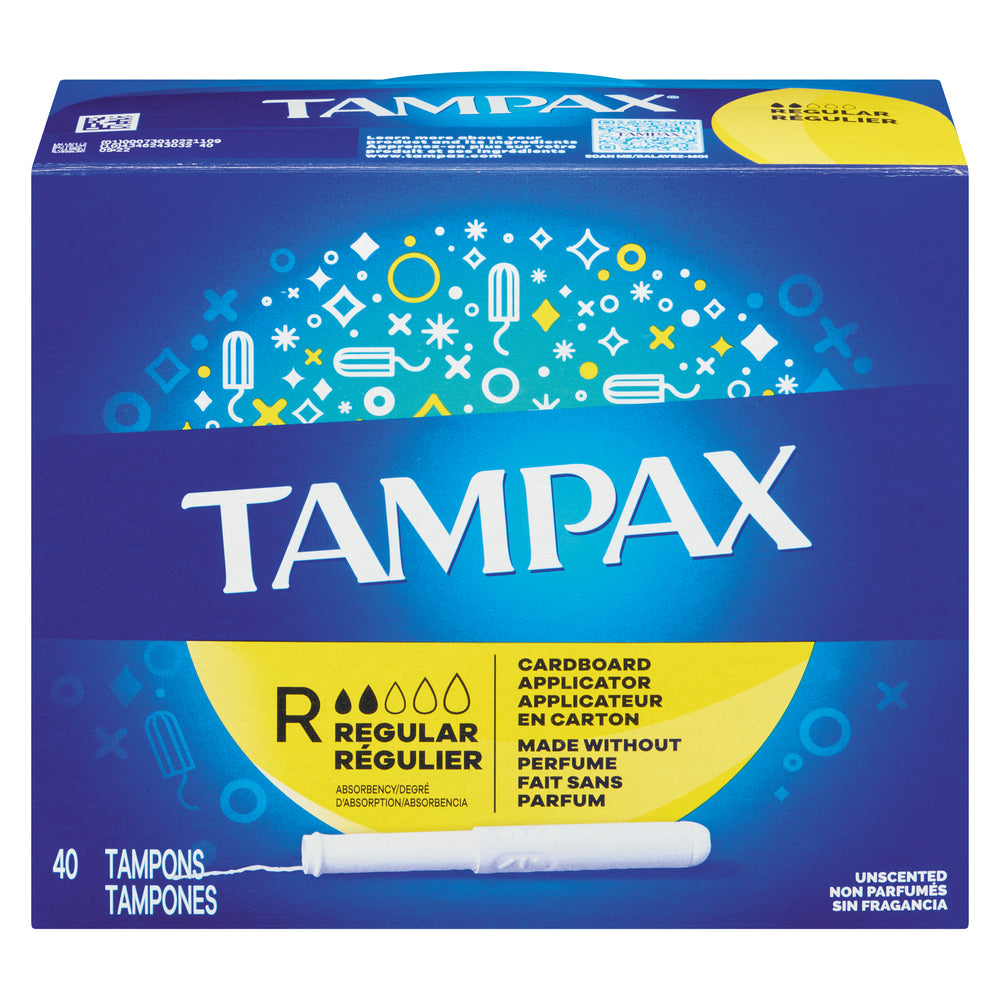 Tampax Cardboard Applicator Tampons Regular Absorbency Unscented Tampons Pasteur Pharmacy