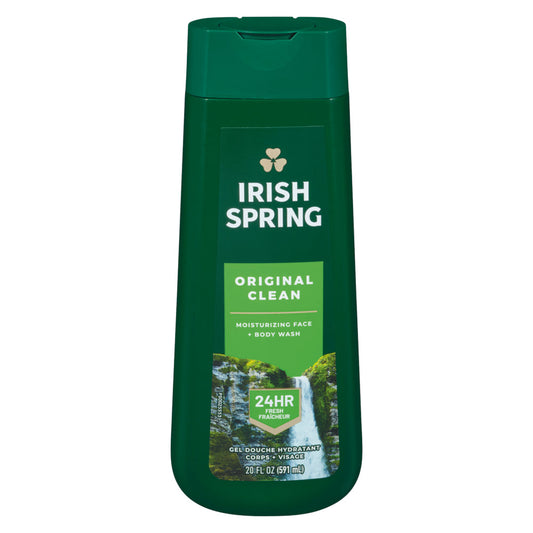 Irish Spring Original Clean Body Wash For Men - 20 Fl Oz Body Wash Pasteur Pharmacy