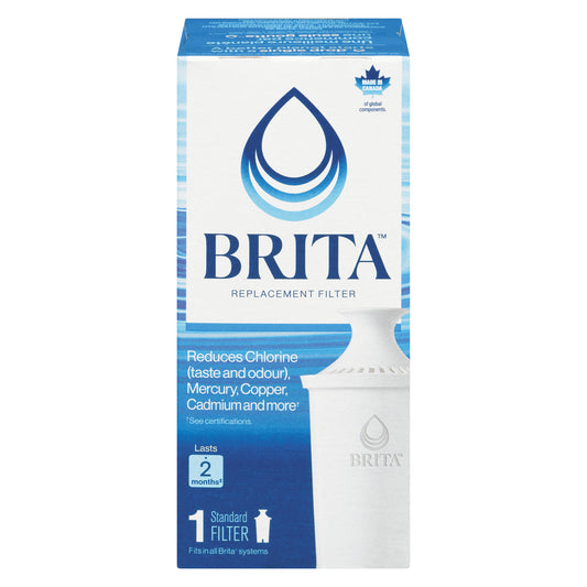 Brita Standard Water Filter, Replacement Filters For Pitchers & Dispensers Water Filters Pasteur Pharmacy