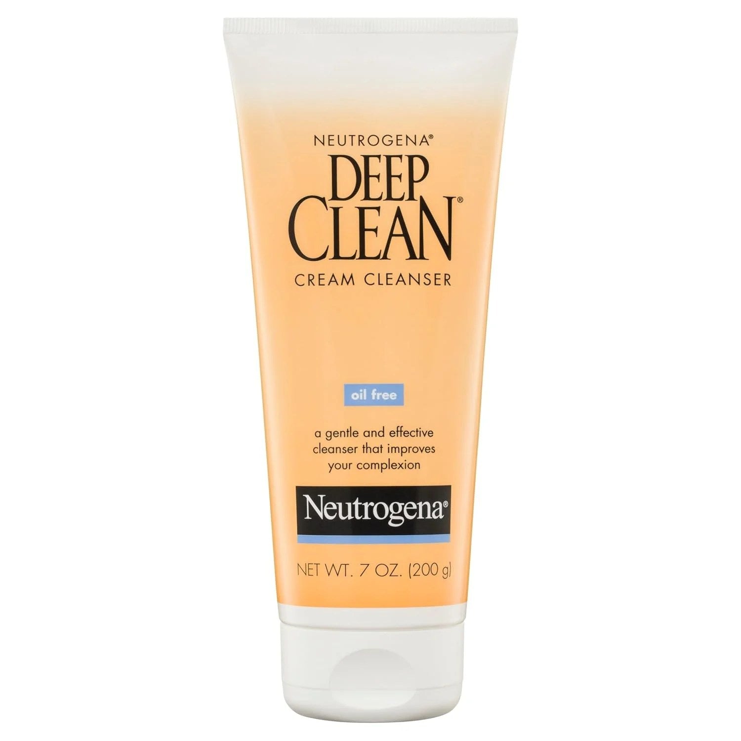 Neutrogena Deep Clean Daily Facial Cream Cleanser With Beta Hydroxy Acid To Remove Dirt, Oil & Makeup, Alcohol-Free, Oil-Free & Non-Comedogenic, 7 Fl. Oz Skin Care Pasteur Pharmacy