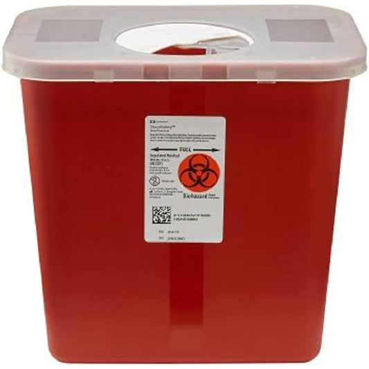 Sharps Ctr 2Gal Rotor Lid Shipping Containers Pasteur Pharmacy