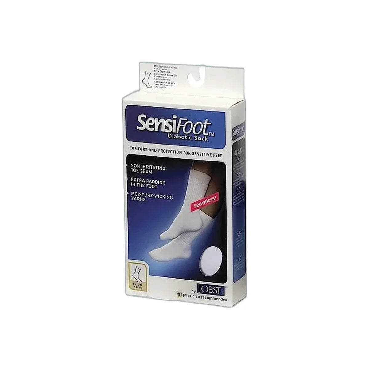 Jobst Sensifoot Closed Toe Crew Socks Health & Beauty Pasteur Pharmacy