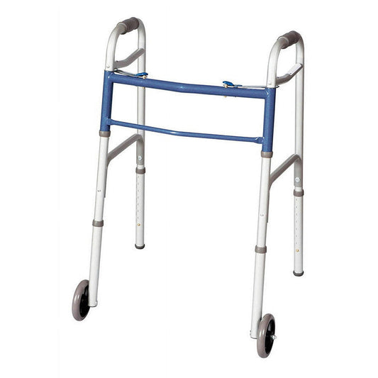 Carex Two Button Walker With Wheels Walkers Pasteur Pharmacy
