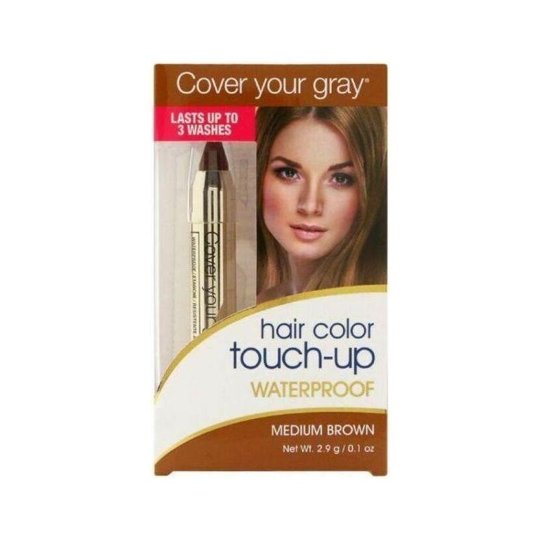 Irene Gari Cover Your Gray Waterproof Chubby Pencil (Medium Brown) 0.1 oz Hair Color Pasteur Pharmacy