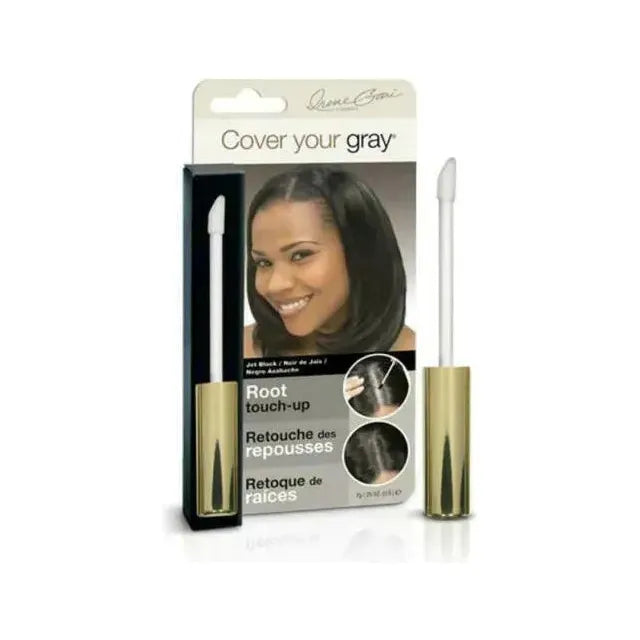 Irene Gari Cover Your Gray for Women Root Touch Up Black 0.25 oz Root Touch Up Pasteur Pharmacy