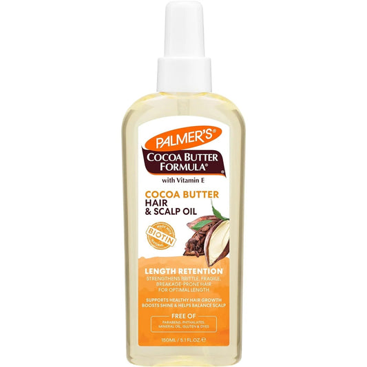 Palmer's Cocoa Butter & Biotin Length Retention Hair And Scalp Oil, 5.1 Ounce Hair Care Pasteur Pharmacy
