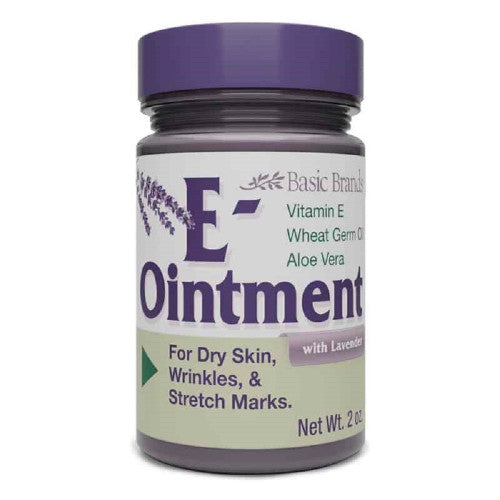 Basic Organics Brands Vitamin E Ointment, 2 Oz, Lavender Health & Beauty Pasteur Pharmacy