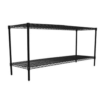 Galvanized Steel Wire Shelf (18"D x 36"W), 2-Pack Shelving Pasteur Pharmacy