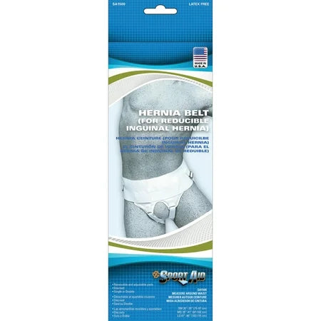 Sport Aid Reducible Inguinal Hernia Belt Large Supports & Braces Pasteur Pharmacy