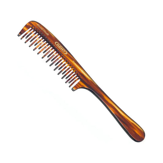 Kent 21T Hand Made Curved Double-Row Detangling Comb, 7.5 Inch, 1 Oz Detangling Comb Pasteur Pharmacy