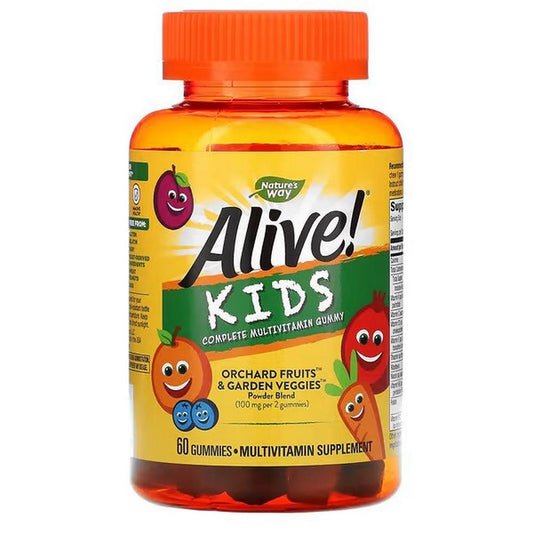 Nature's Way Alive! Kids Gummy Multivitamin, Cherry, Orange & Grape, 60 Gummies Vitamins & Supplements Pasteur Pharmacy