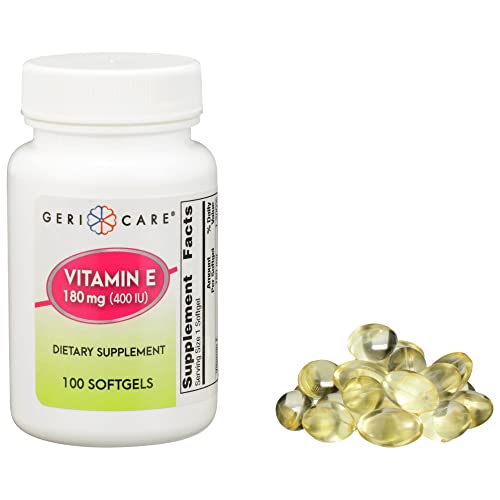 Geri-Care Vitamin E Supplement 400 IU Strength Softgel 100 Per Bottle Vitamins & Supplements Pasteur Pharmacy