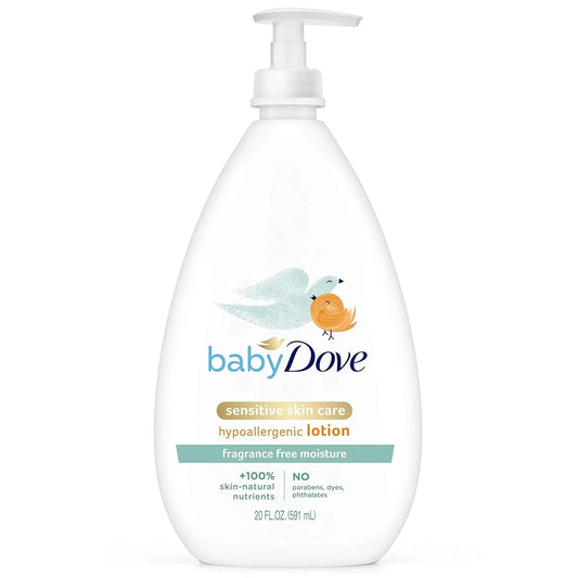 Baby Dove Sensitive Moisture Fragrance Free Lotion 4-20 Fl. Oz. Pumps Lotion & Moisturizer Pasteur Pharmacy