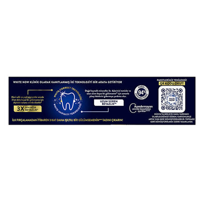 Pasta dental Signal White Now Gold 75ml - Blanqueamiento instantáneo | Eliminación de manchas