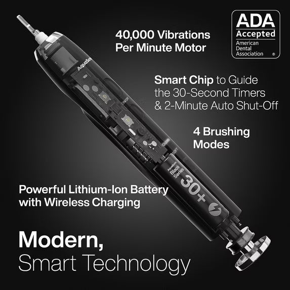 AquaSonic Black Series Electric Toothbrush Set