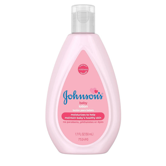 Johnson's Baby Moisturizing Pink Lotion With Coconut Oil, 1.7 Oz Lotion & Moisturizer Pasteur Pharmacy