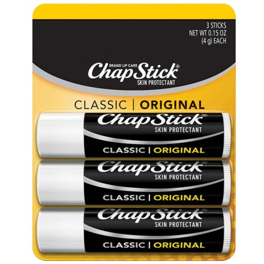 ChapStick Skin Protectant Classic Original Lip Balm Pack Lip Balms & Treatments Pasteur Pharmacy