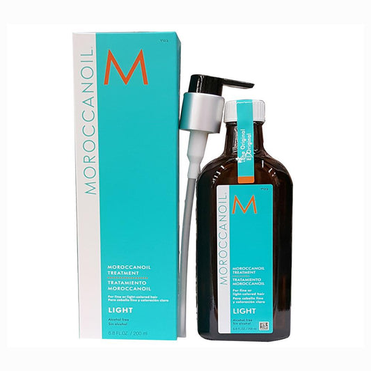 Moroccanoil Light Oil Treatment For Fine & Colored Hair 200 Ml Work Lights Pasteur Pharmacy