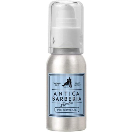 Mondial Antica Barberia Pre Shave Oil Talc 50ml Fragrance Oil Pasteur Pharmacy