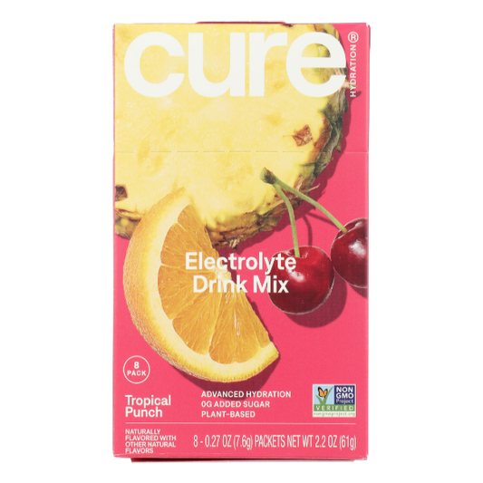Cure Hydration Electrolyte Drink Mix – Tropical Punch Powdered Beverage Mixes Pasteur Pharmacy
