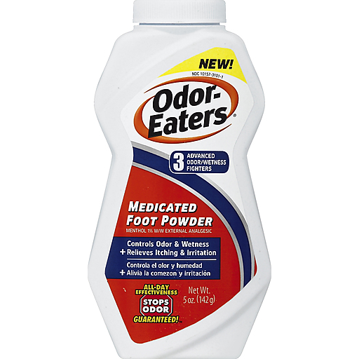 Odor-Eaters Foot Powder, Medicated 5 Oz Personal Care Pasteur Pharmacy