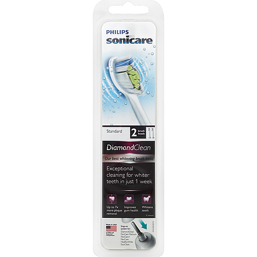 Philips Sonicare HX6062/64 Diamondclean Replacement Brush Heads, Standard Oral Care Pasteur Pharmacy