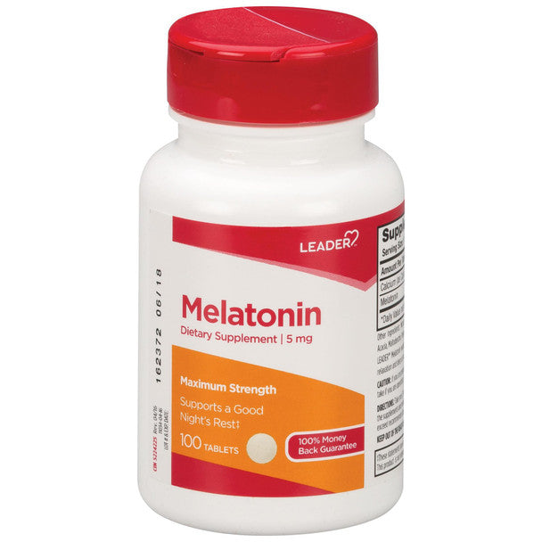 Leader™ Melatonin 3 mg Tablet, 100 EA