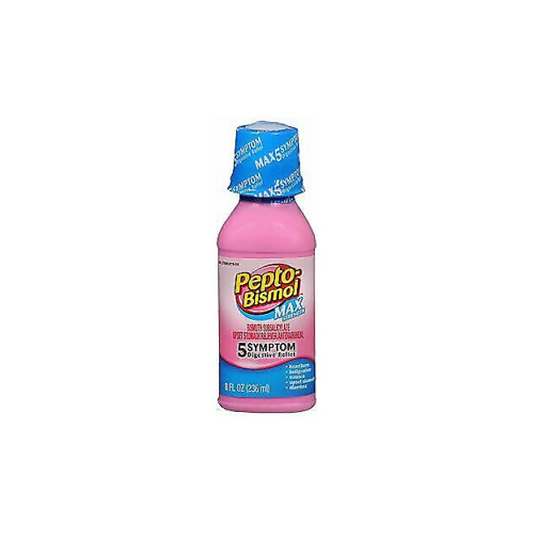 Pepto Bismol Ultra 5 Symptom Fast Relief Liquid - Original, 8 Fl Oz Health & Beauty Pasteur Pharmacy