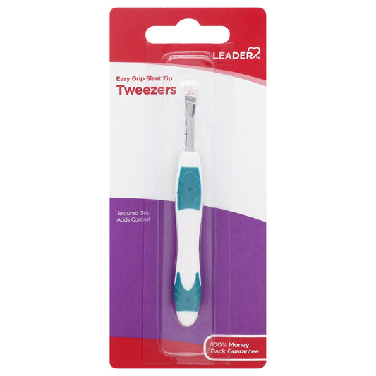 Leader® Easy Grip Slant Tip Tweezers Personal Care Pasteur Pharmacy