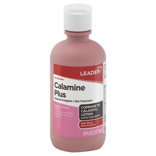 Leader™ Calamine Plus Itch Relief Lotion – 6 oz First Aid Pasteur Pharmacy