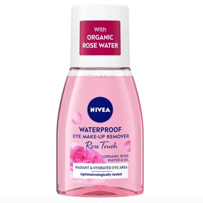 Nivea Rose Touch Bi-phase Makeup Remover For The Eye Area 100 Ml Makeup Removers Pasteur Pharmacy
