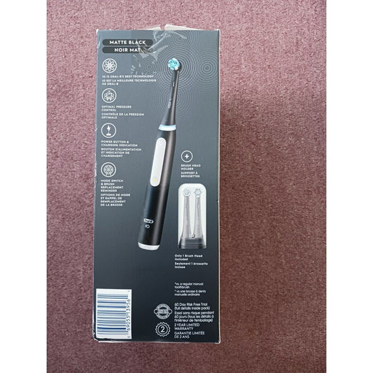 Oral-B iO Series 3 Luxe Rechargeable Toothbrush Black Toothbrushes Pasteur Pharmacy