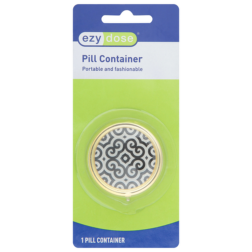 Ezy Dose® Round Fashion Pill Case Health & Beauty Pasteur Pharmacy