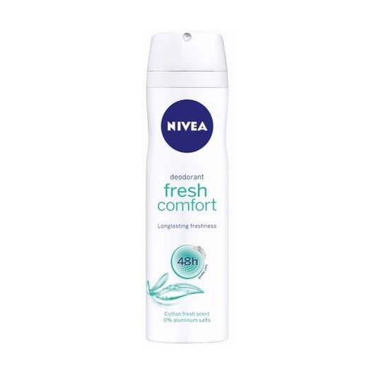 Nivea Fresh Comfort 150ml - 48h Deodorant For Women Aluminium Free, Deo Spray Deodorant & Anti-Perspirant Pasteur Pharmacy