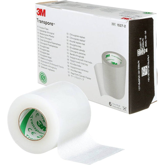 3M™ Transpore™ Transparent Medical Tape - 2" X 10 Yd Double Eyelid Glue & Tape Pasteur Pharmacy