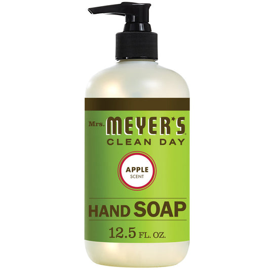 Mrs. Meyer's Clean Day Hand Soap, Liquid, Apple Scent, 12.5 Ounce Liquid Hand Soap Pasteur Pharmacy
