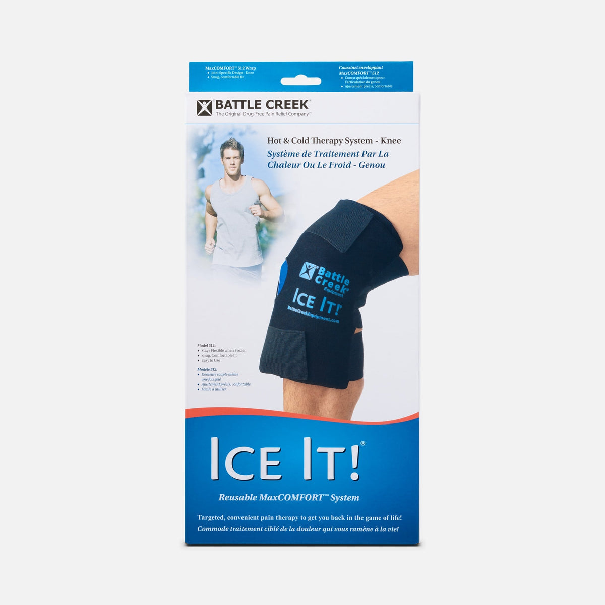 Système de cryothérapie pour genou Ice It Cold Comfort 12 X 13