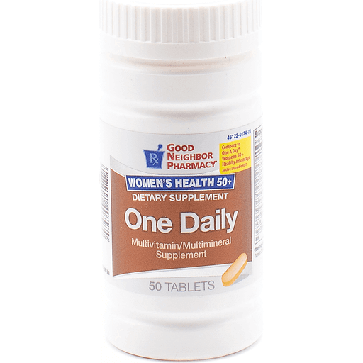 Good Neighbor Pharmacy GNP One Daily Women 50+ Tabs 50 Vitamins & Supplements Pasteur Pharmacy