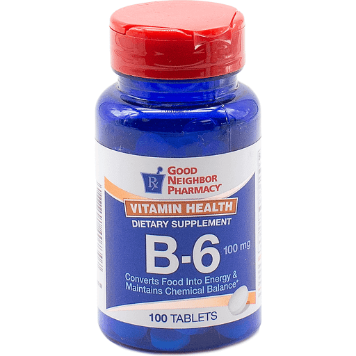 Good Neighbor Pharmacy Gnp Vit B-6 100 Vitamins & Supplements Pasteur Pharmacy