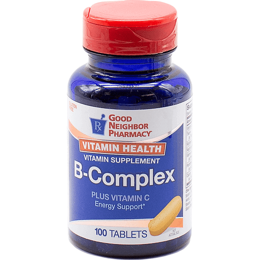 Good Neighbor Pharmacy GNP Vitamin B-Complex + C Supplement 100 Tablets Vitamins & Supplements Pasteur Pharmacy