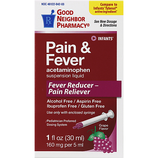 Good Neighbor Pharmacy GNP Infant Grape 160 Mg Suspension 1 Oz Grapes Pasteur Pharmacy