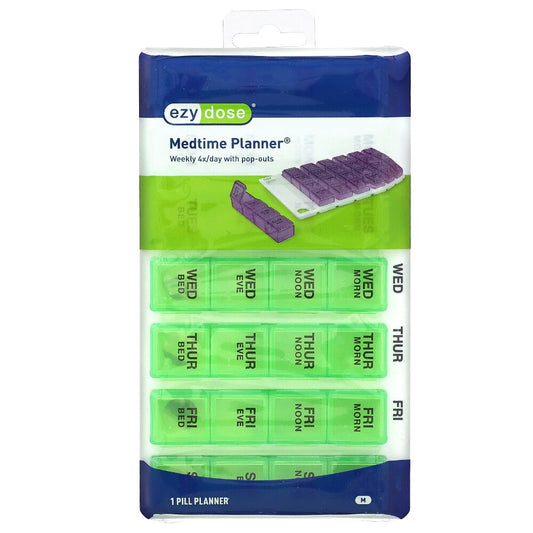 Ezy Dose Pill Planner, Weekly/One Day At A Time, Medium Personal Care Pasteur Pharmacy