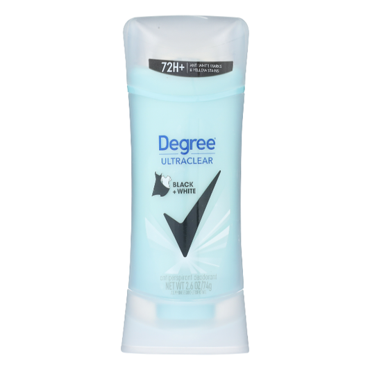 Degree Women UltraClear Antiperspirant Deodorant, Black+White, 2.6 oz Stick Deodorant & Anti-Perspirant Pasteur Pharmacy
