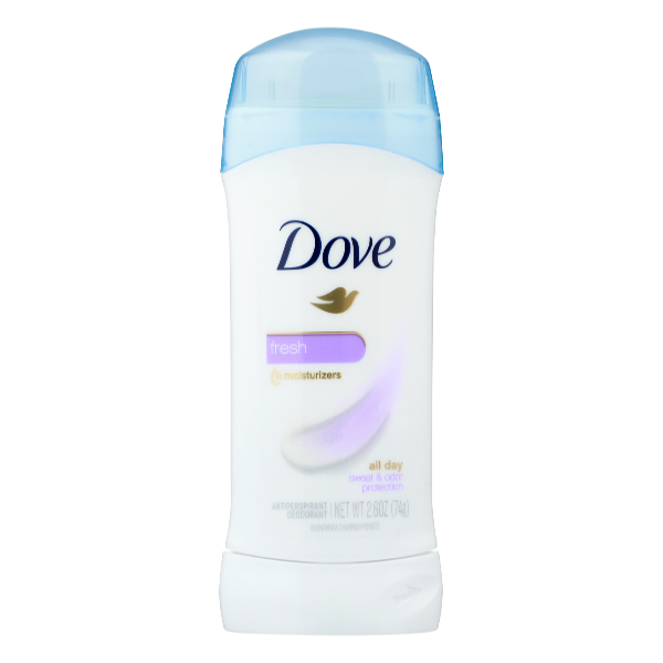 Dove Advanced Care Invisible Solid Deodorant Stick, Fresh Scent, 2.6 oz Deodorant & Anti-Perspirant Pasteur Pharmacy