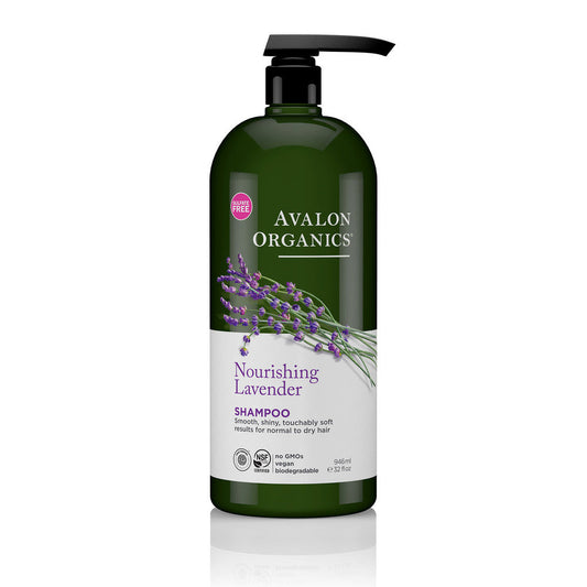 Avalon Organics Nourishing Lavender Shampoo 32 Fl. Oz. Pump Shampoo Pasteur Pharmacy