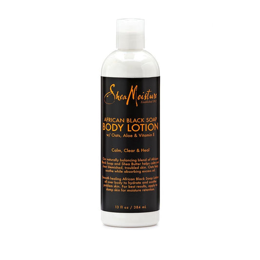 SheaMoisture Body Lotion, Soothing, African Black Soap 13 Oz