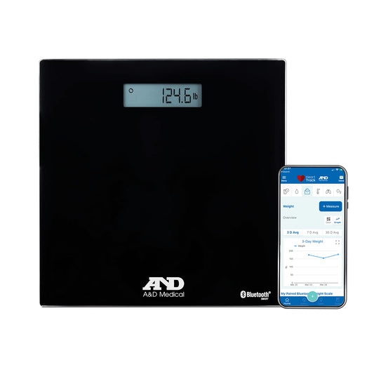 A&D Medical Deluxe Connected Weight Scale Body Weight Scales Pasteur Pharmacy
