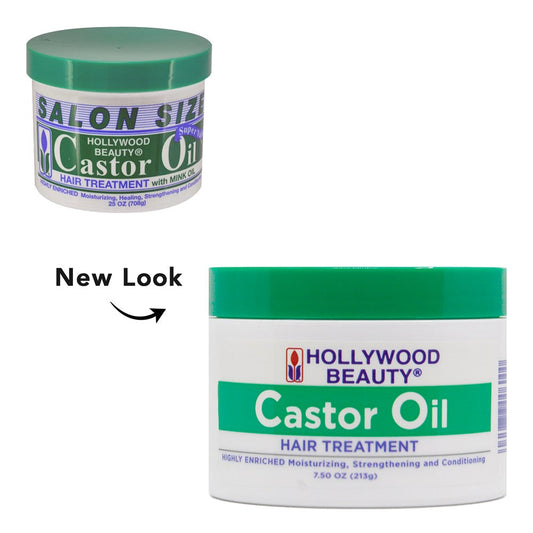Hollywood Beauty Castor Oil Hair Treatment With Mink Oil, 7.5 Oz Health & Beauty Pasteur Pharmacy