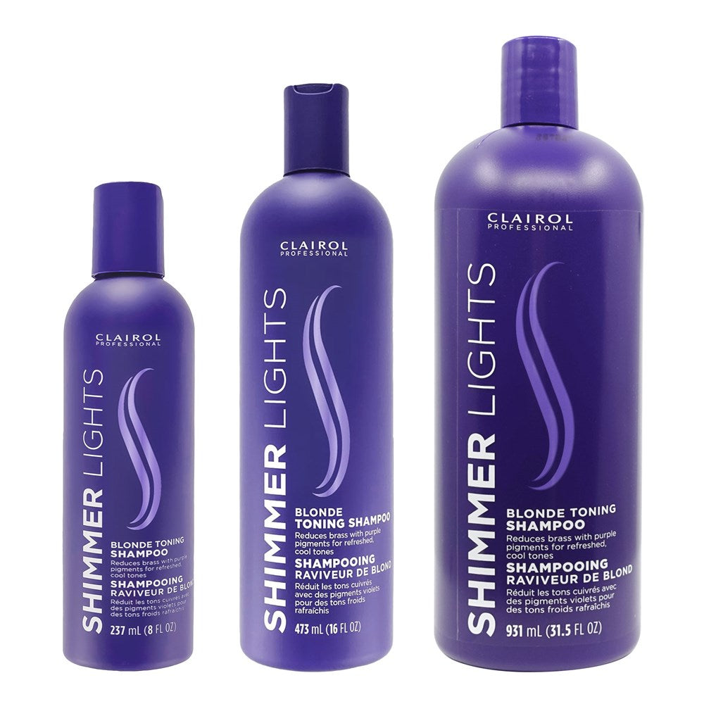 Clairol Professional Shimmer Lights Blonde Toning Shampoo, 8 Oz Shampoo Pasteur Pharmacy